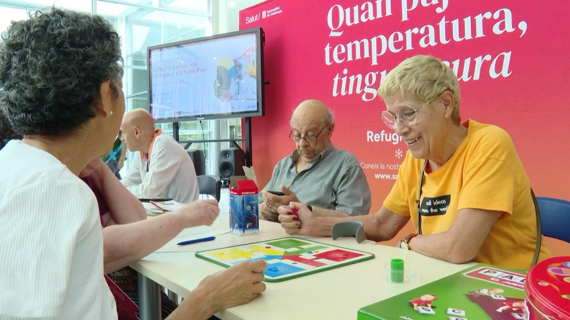 El Hospital Sant Pau, un refugio climático en plena ola de calor en Barcelona