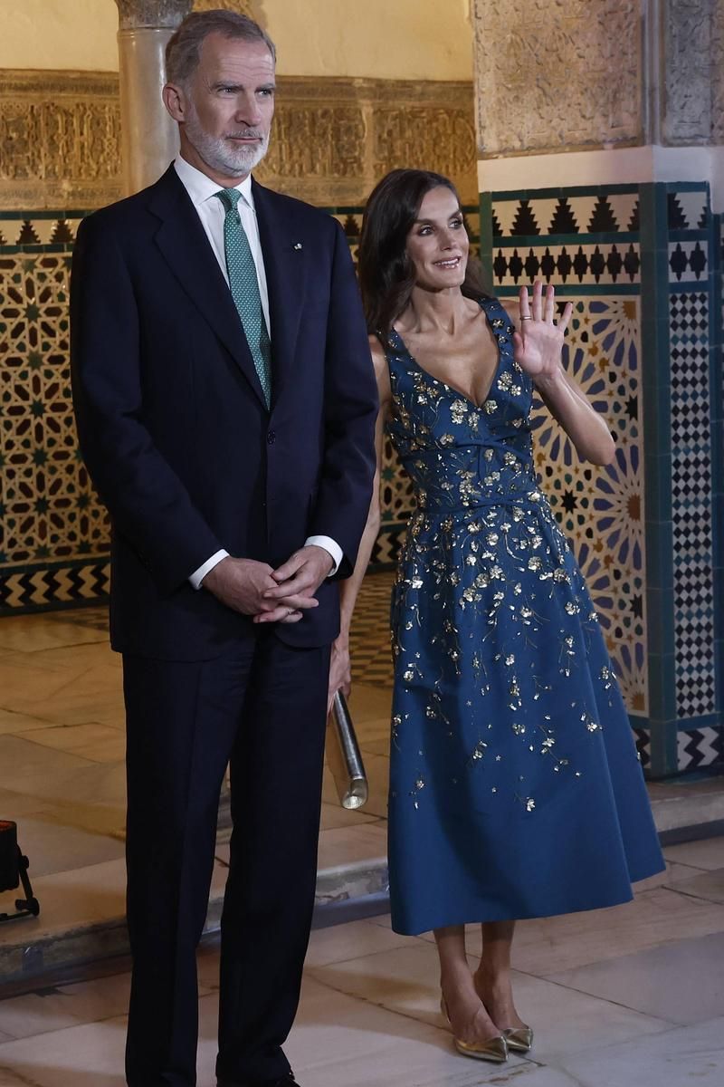 El rey Felipe IV y Letizia