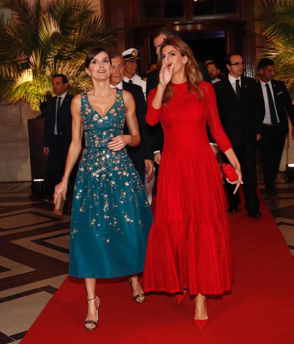 Letizia, con el mismo vestido en 2019