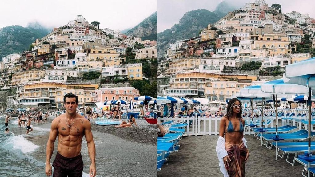 Melyssa y Mario en la costa Amalfitana