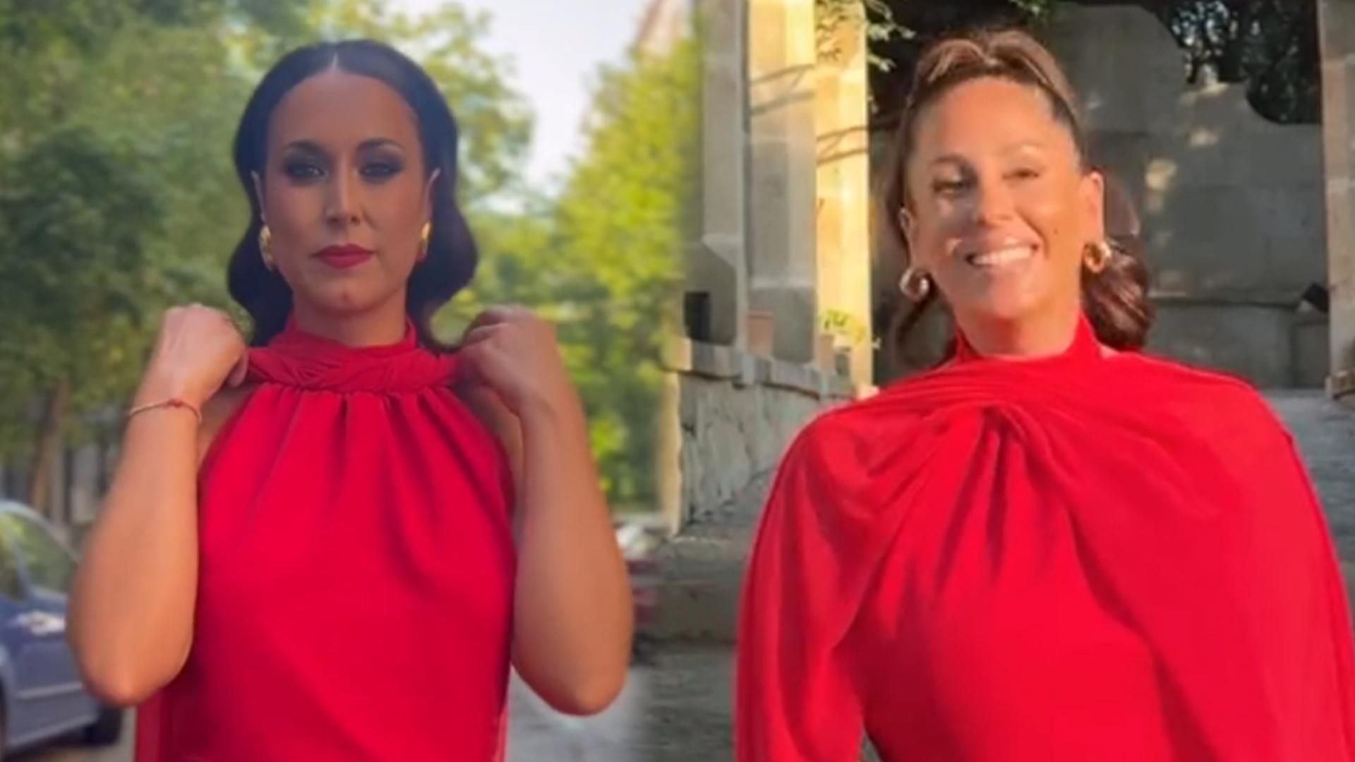 Raquel Lozano y Anabel Pantoja, con el mismo vestido