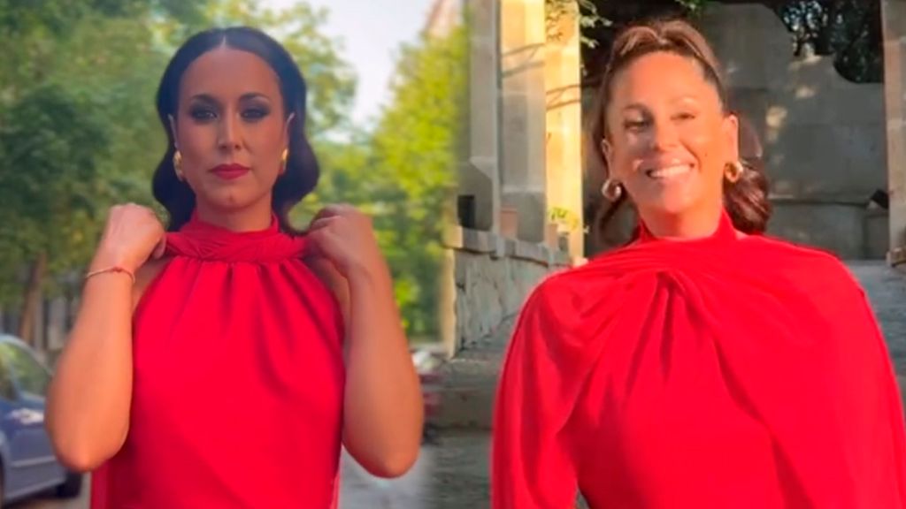 Raquel Lozano y Anabel Pantoja, con el mismo vestido