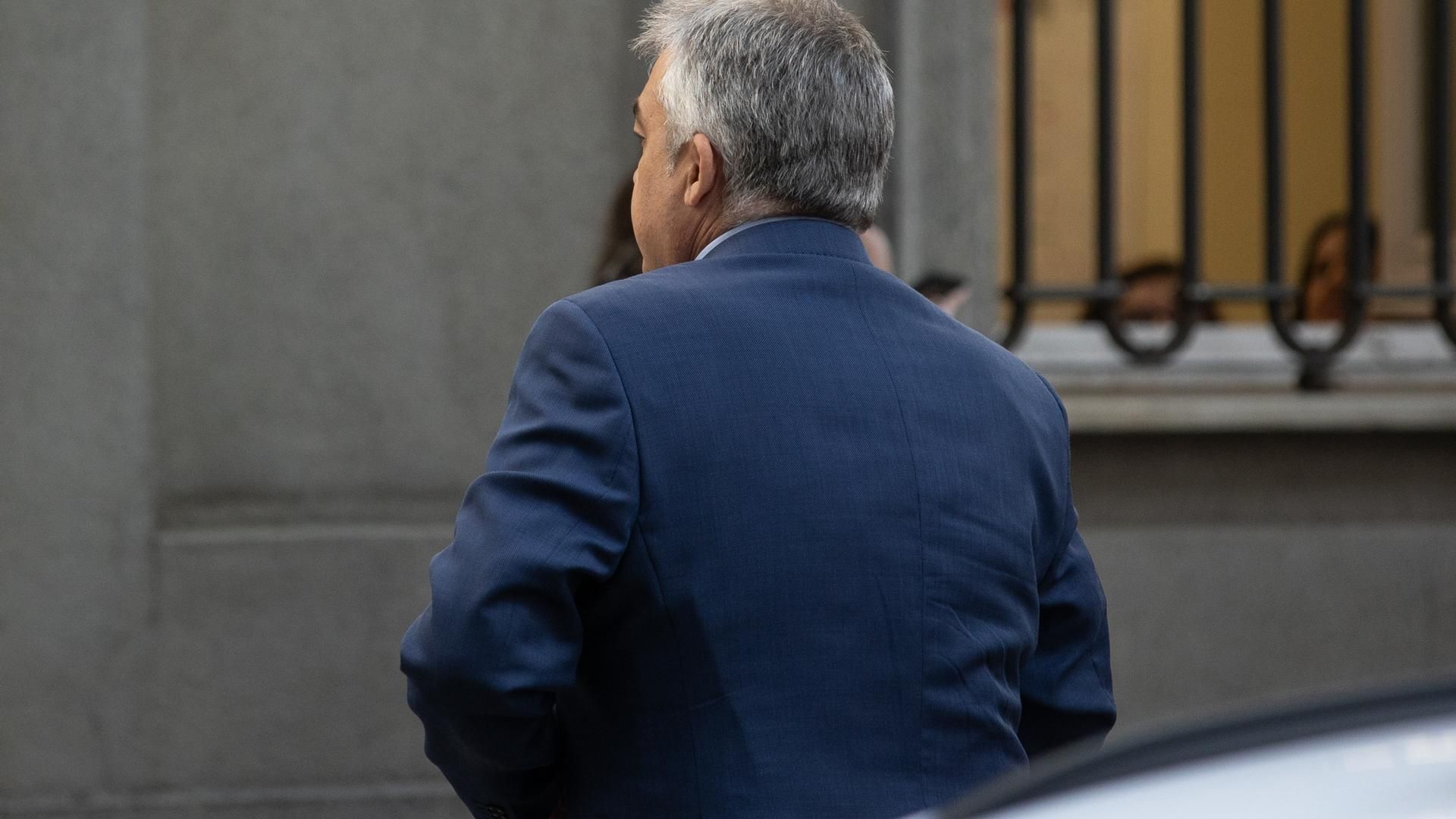 Santos Cerdán a su llegada al Supremo