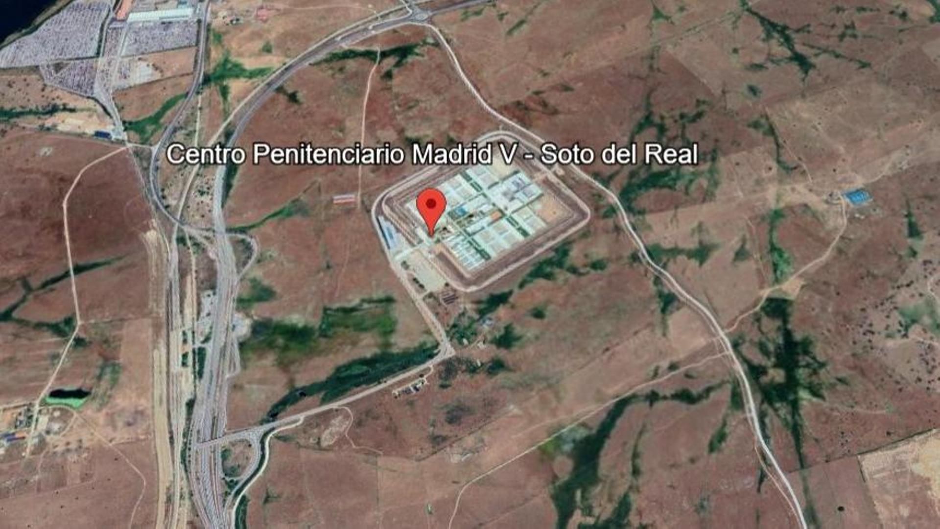 Vista aérea de la cárcel de Soto del Real