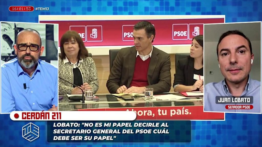 Juan Lobato, senador del PSOE, responde si se ve candidato a las primarias: "Se le ha puesto cara de Susana Díaz"