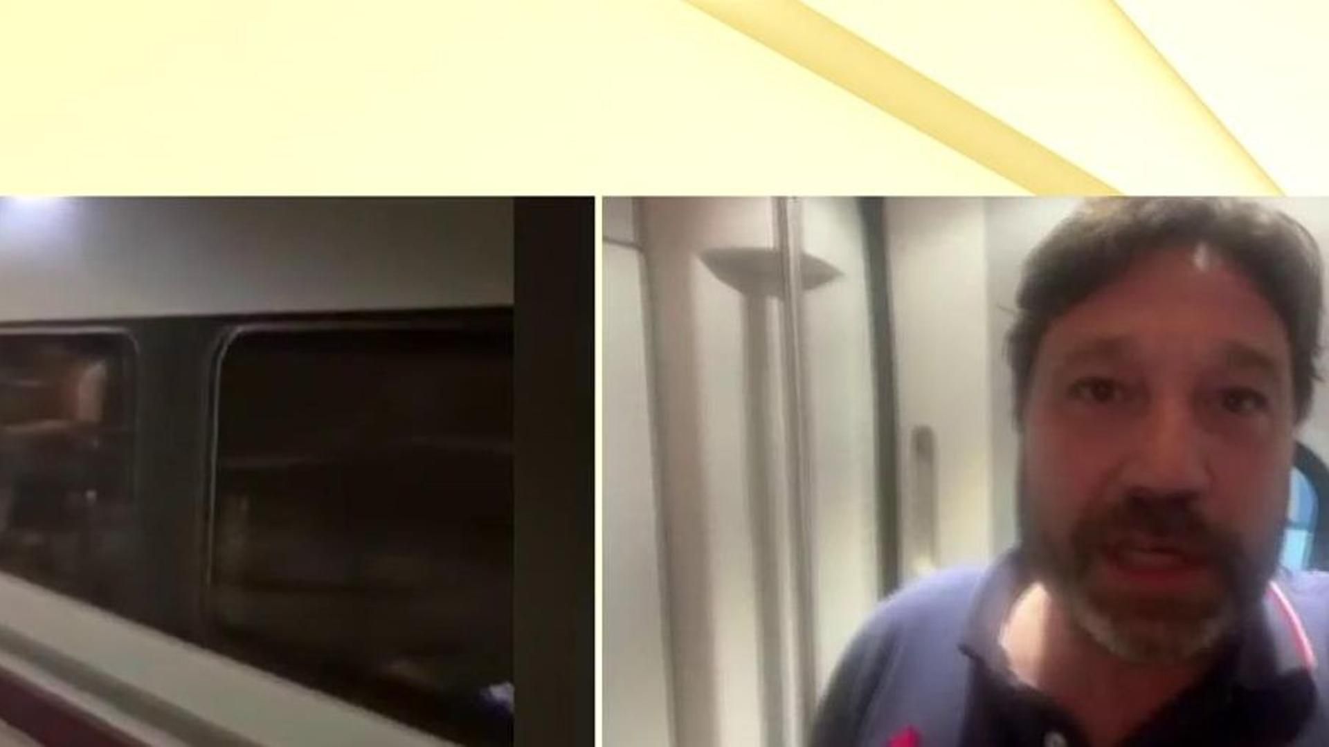 Afectado por el nuevo caos ferroviario: "La gente se desmayaba. Teníamos que hacer las necesidades en la vía"