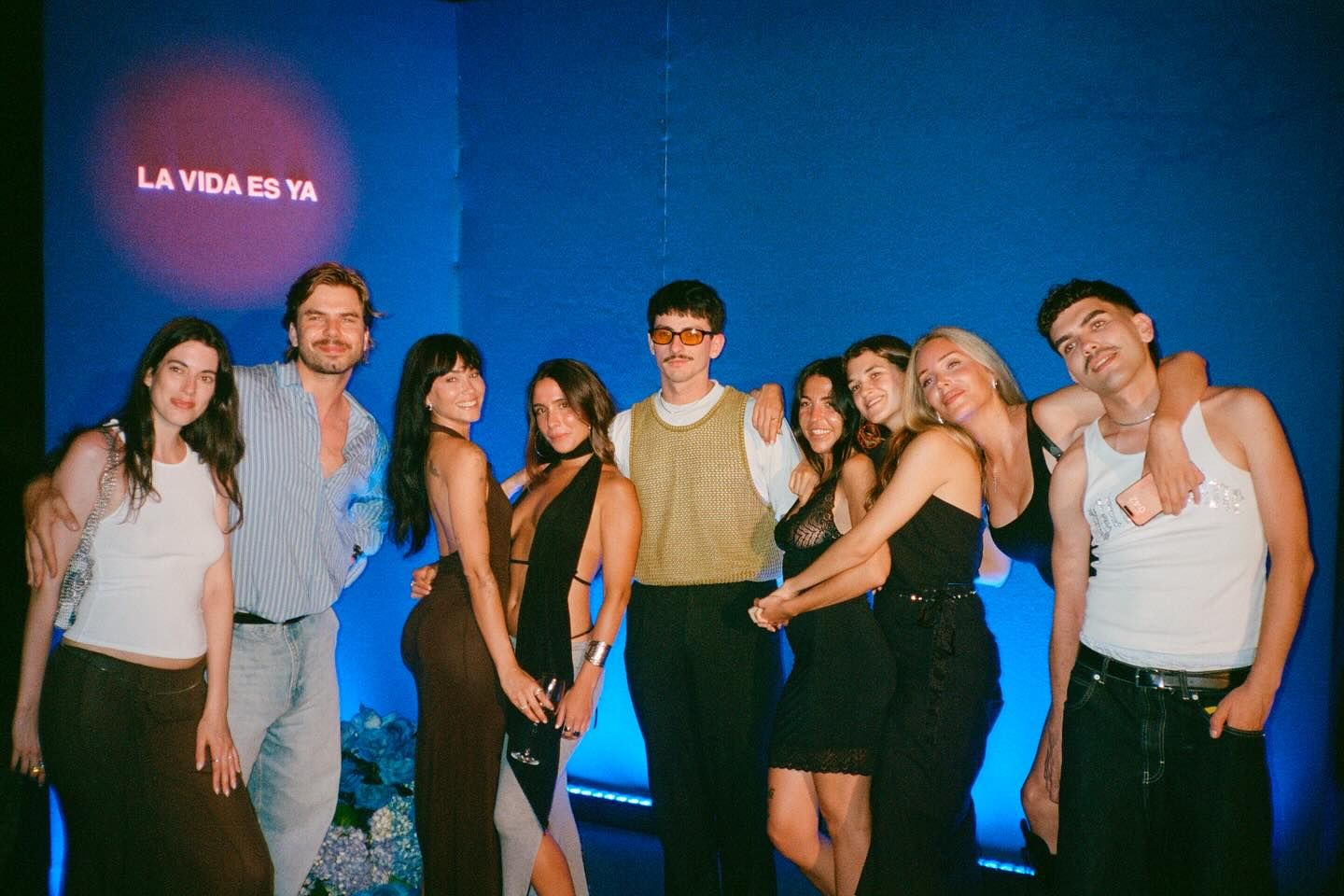 Aitana junto a sus amigos en su cumpleaños