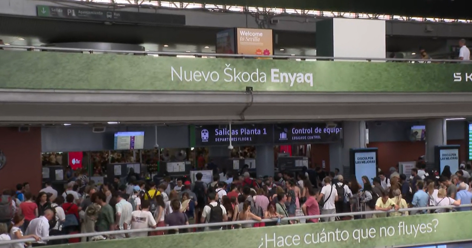 Cientos de pasajeros se quedan tirados por el caos ferroviario entre Madrid y Andalucía