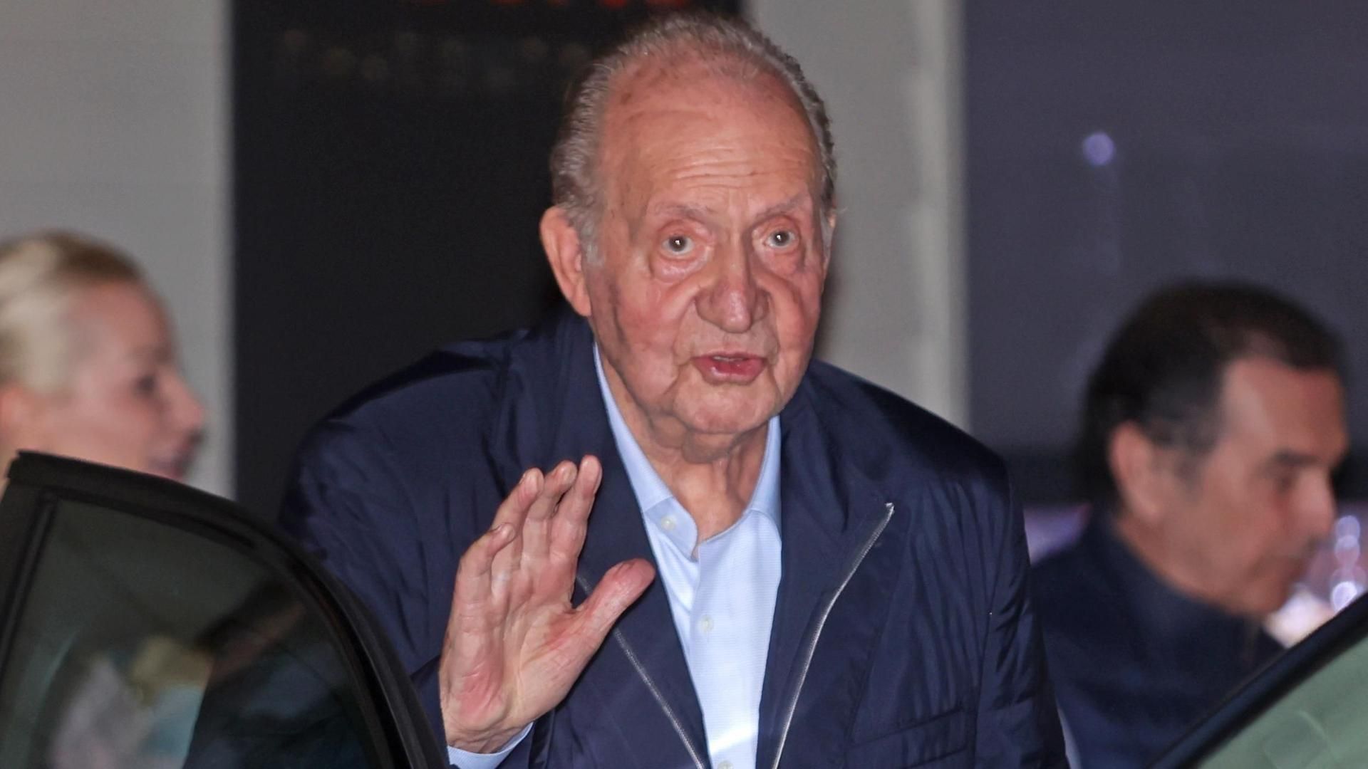 EL rey Juan Carlos en Sanxenxo, España