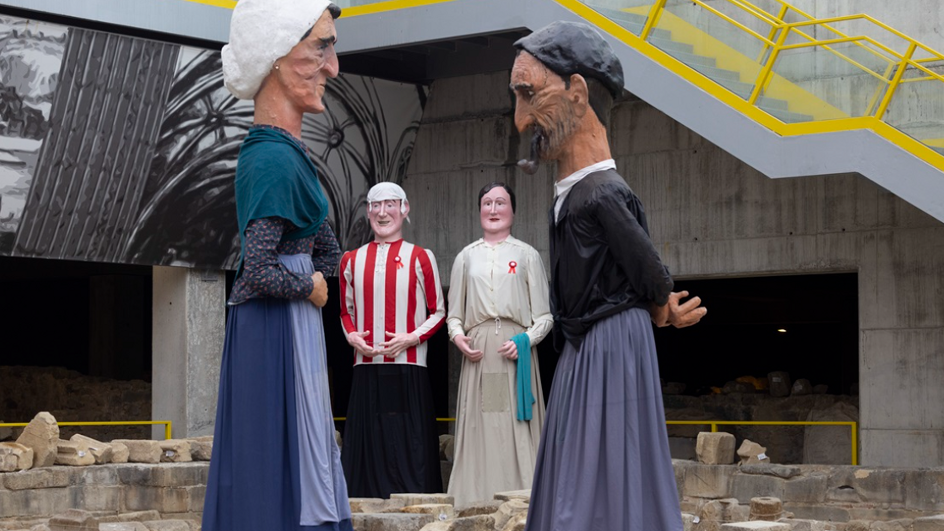 'Gigantes de BIlbao' podrá visitarse en el Yacimiento Corazón de María hasta el 14 de septiembre