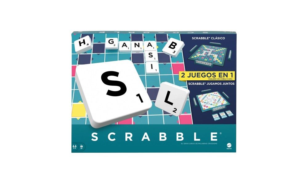 Juego de mesa con tablero Scrabble