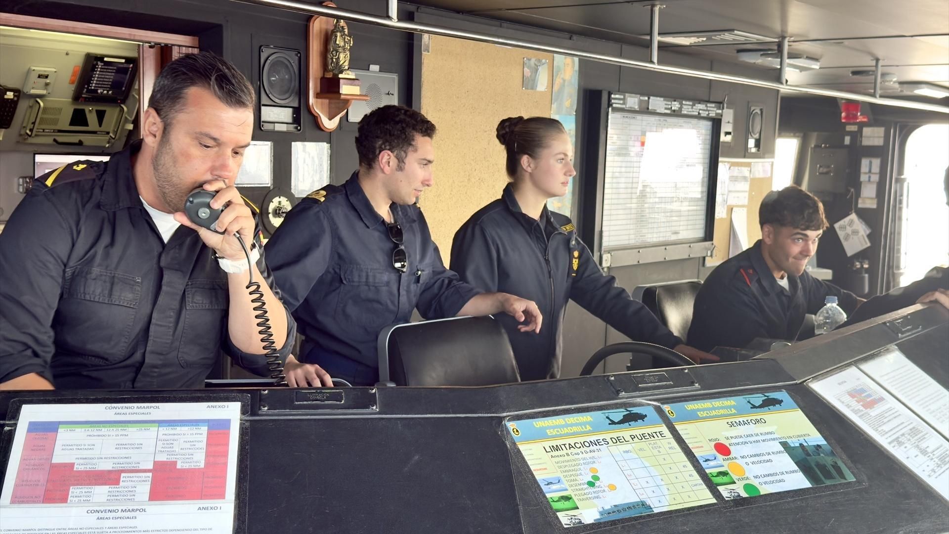 Leonor concluye su formación en la fragata ‘Blas de Lezo’ y regresa al ‘Juan Sebastián Elcano’