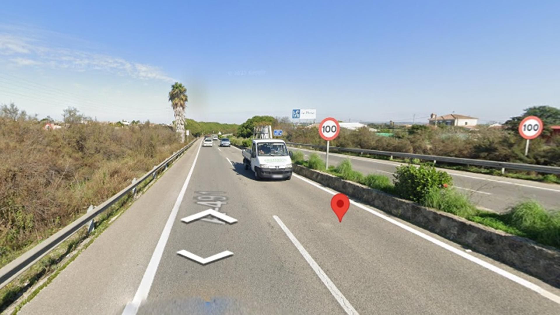 Lugar donde se produjo el atropello