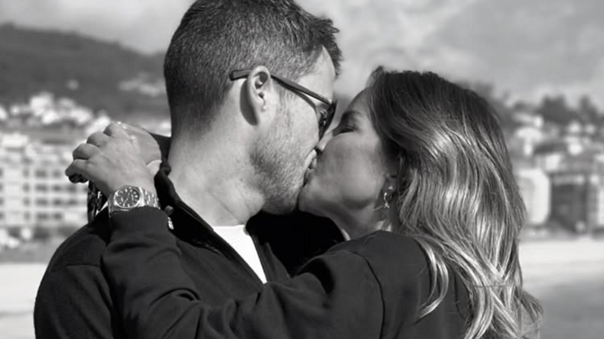 Marta López y su pareja