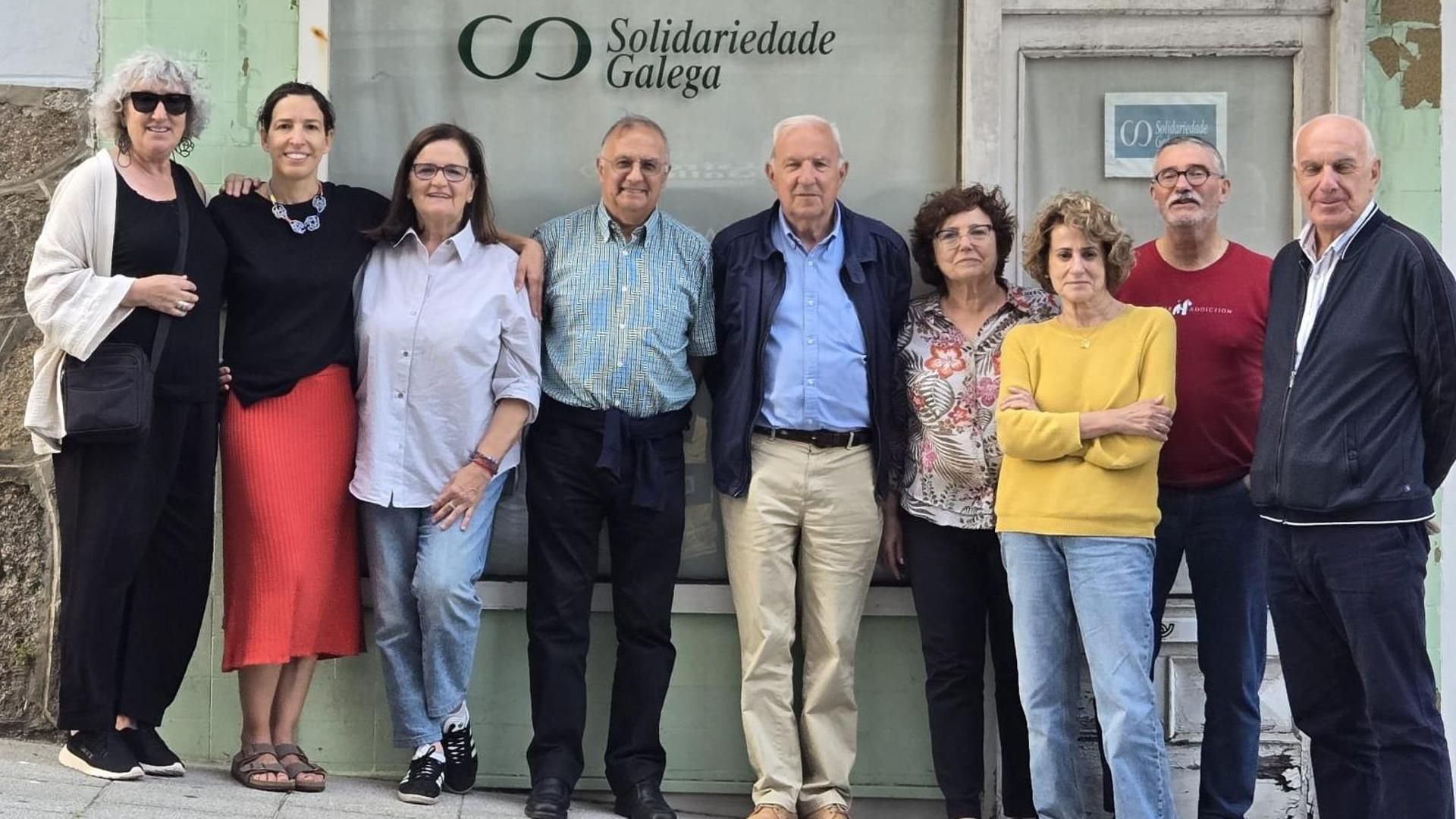 Miembros de la  Asociación Solidariedade Galega co Pobo Saharaui