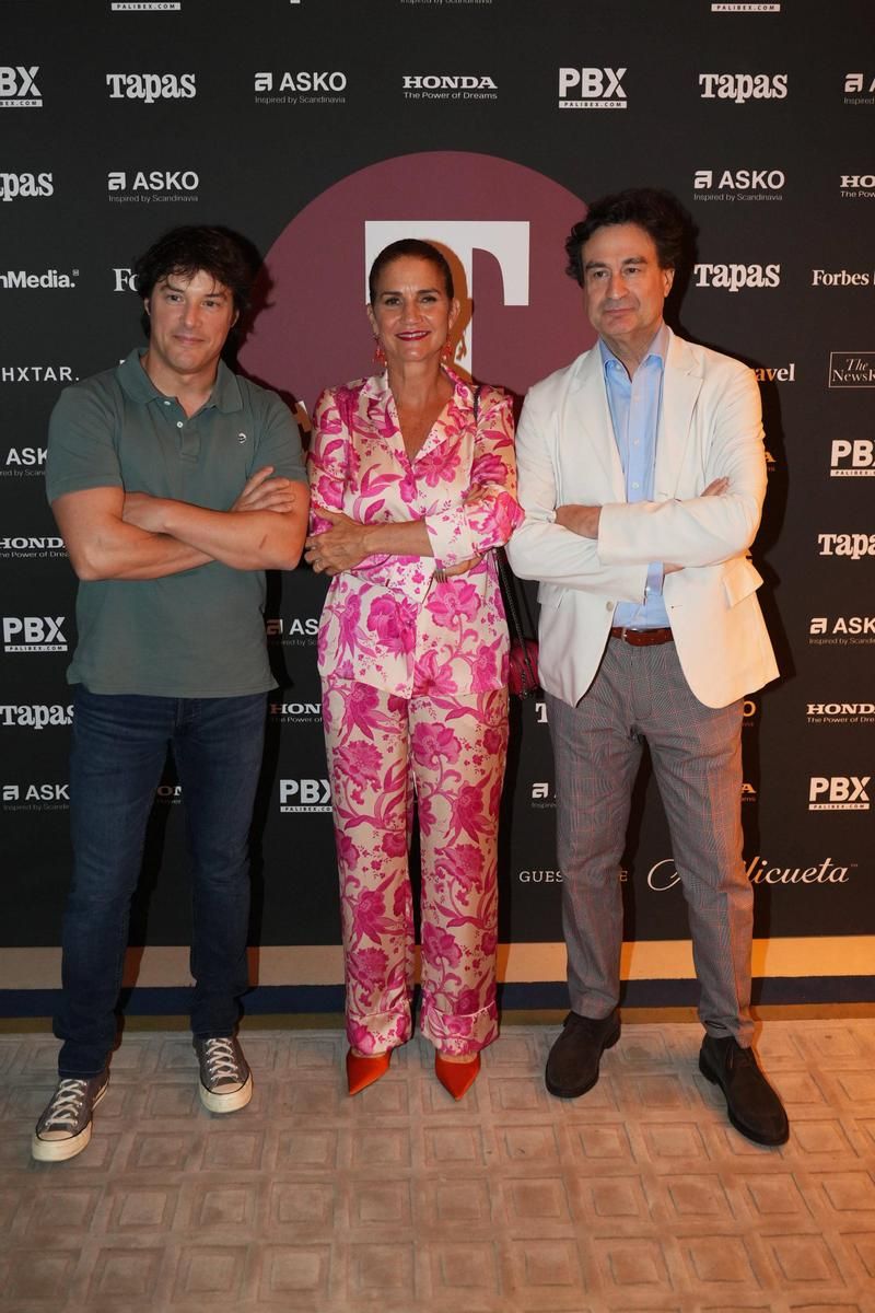Pepe Rodríguez, con Samantha Vallejo-Nágera y Jordi Cruz