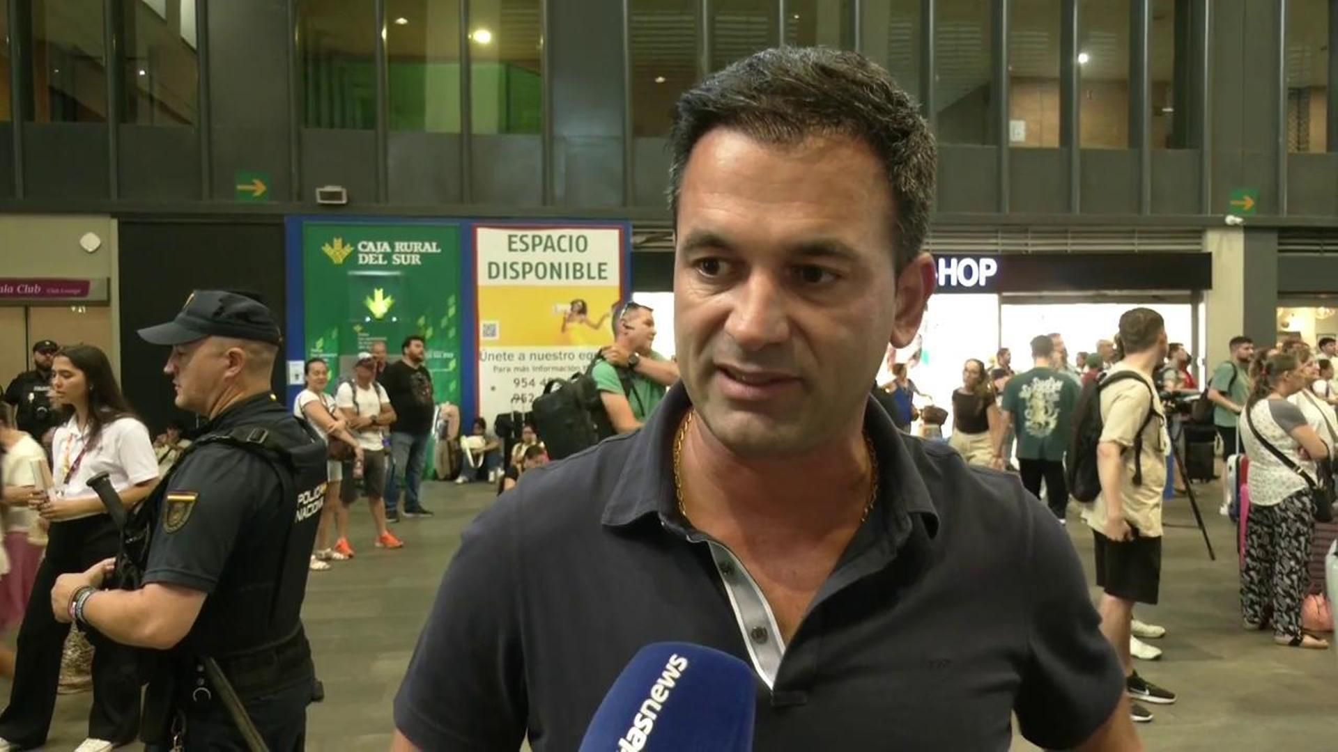 Una pareja que vuela a EEUU sigue en Sevilla sin tren