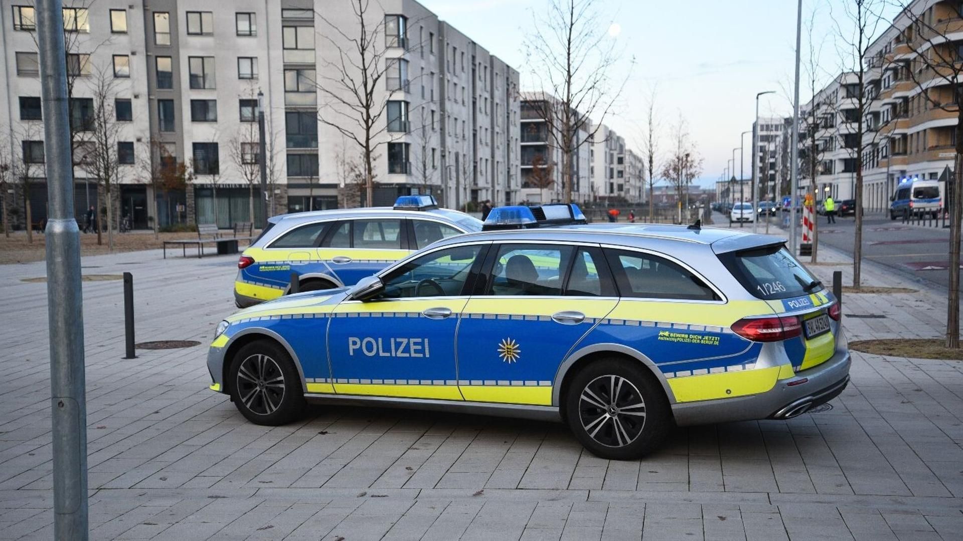 Vehículo de la policía alemana de Dresde