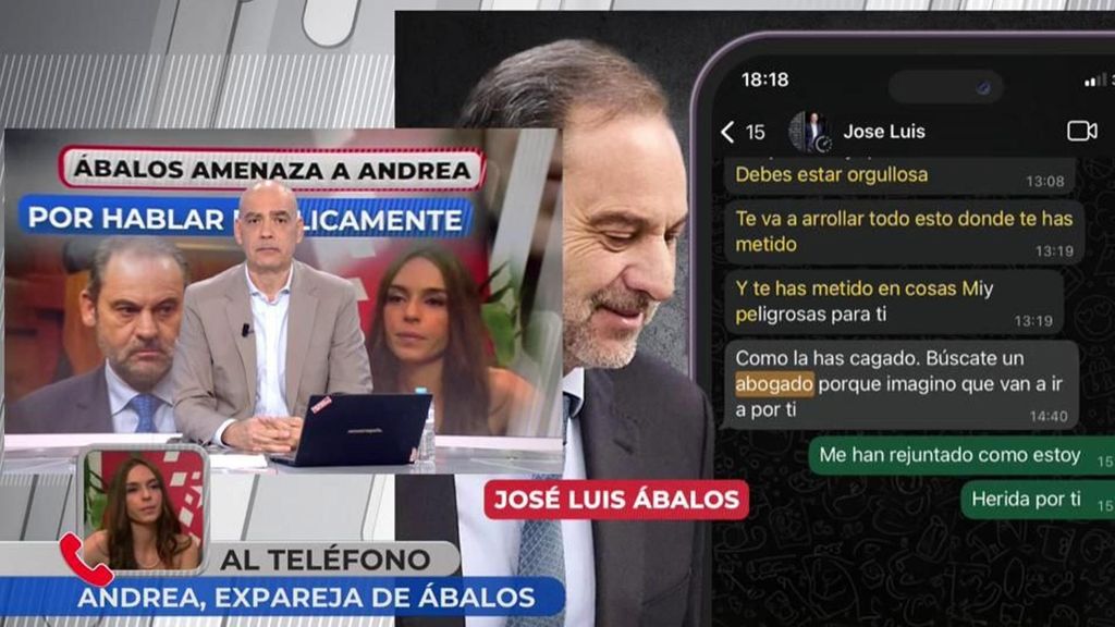 Andrea, expareja de Ábalos, entra en directo 'En boca de todos': "José Luis no me amenazó, me advirtió de lo que podía pasar"