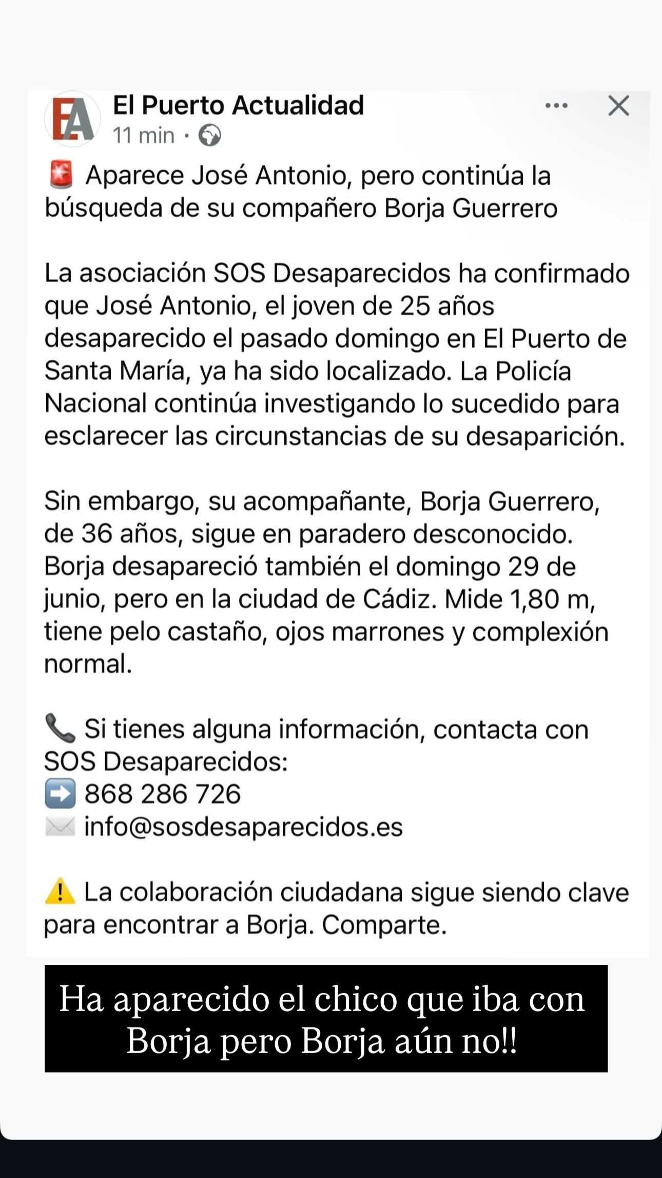 Aparece uno de los amigos de Alejandro Nieto