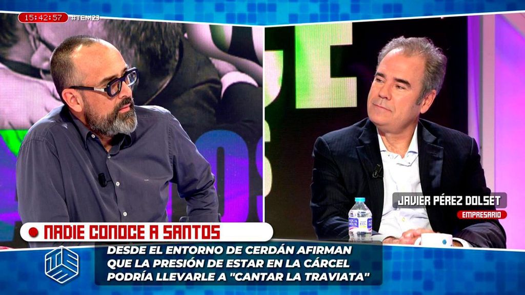 Javier Pérez Dolset cuenta su experiencia en Soto del Real Todo es mentira 2025 Programa 1625