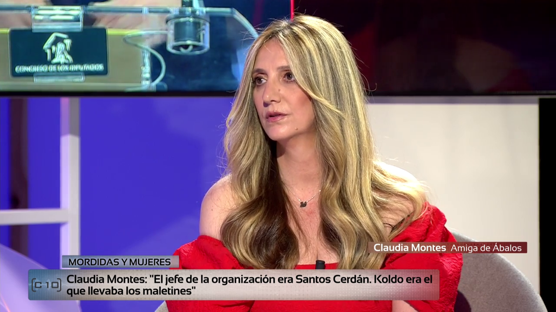Claudia Montes lo cuenta todo en su primera vez en un plató: "Ábalos me dijo que Pedro Sánchez lo sabía"
