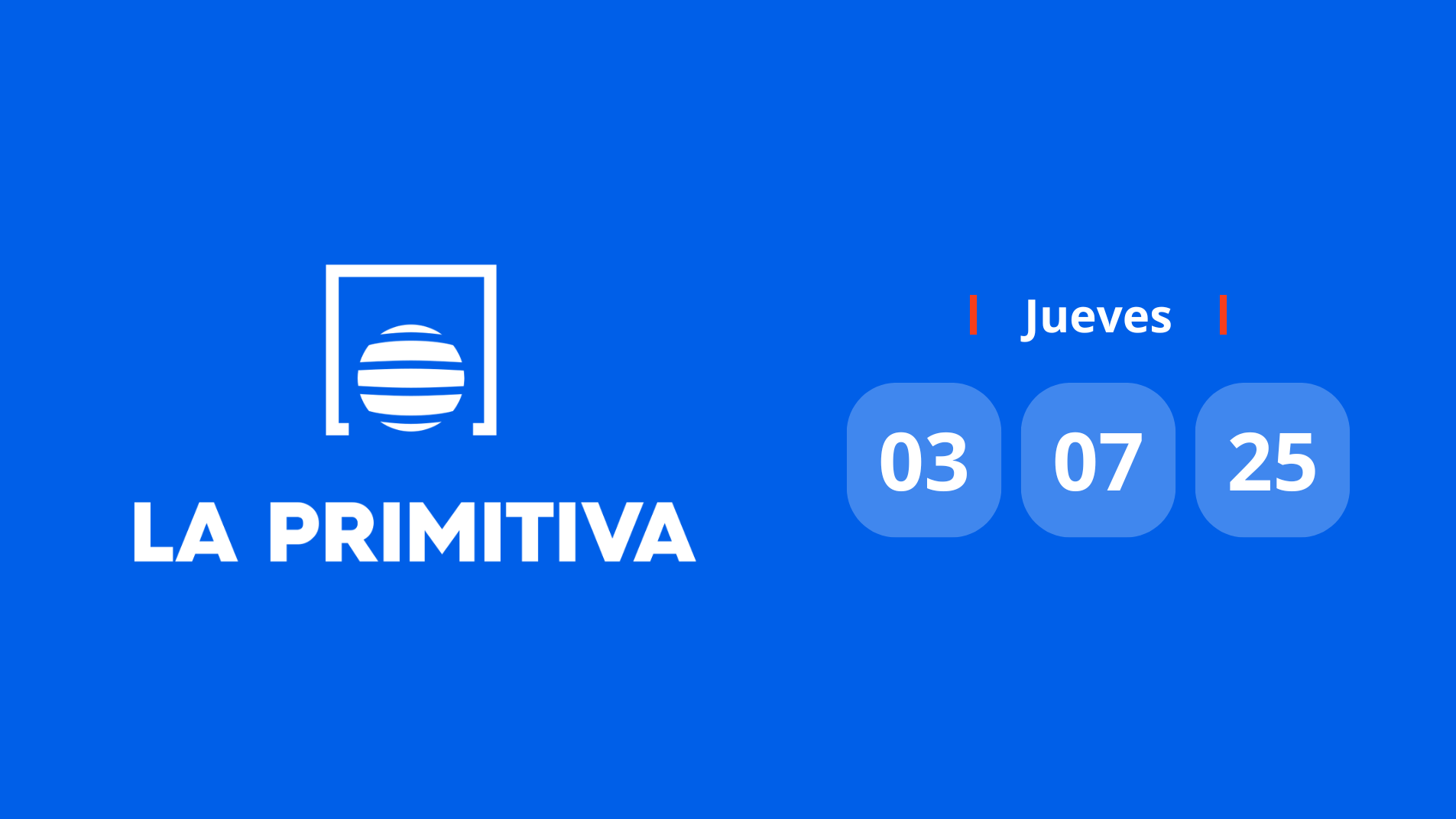 Comprobar Primitiva: números premiados hoy jueves 3 de julio de 2025