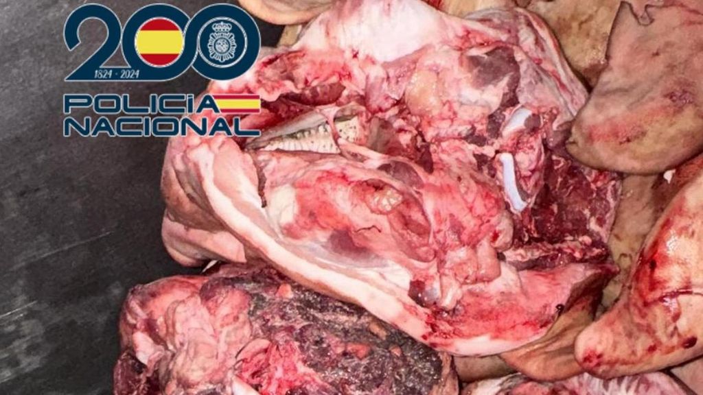 Detenido un empresario que distribuía carne adulterada con productos de alisar paredes