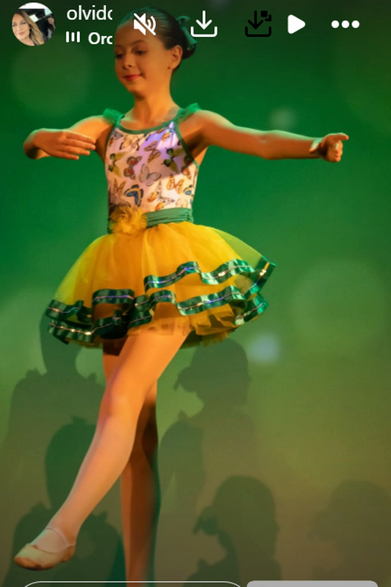 La foto de Valeria bailando con la que Olvido Hormigos ha presumido del talento de su hija