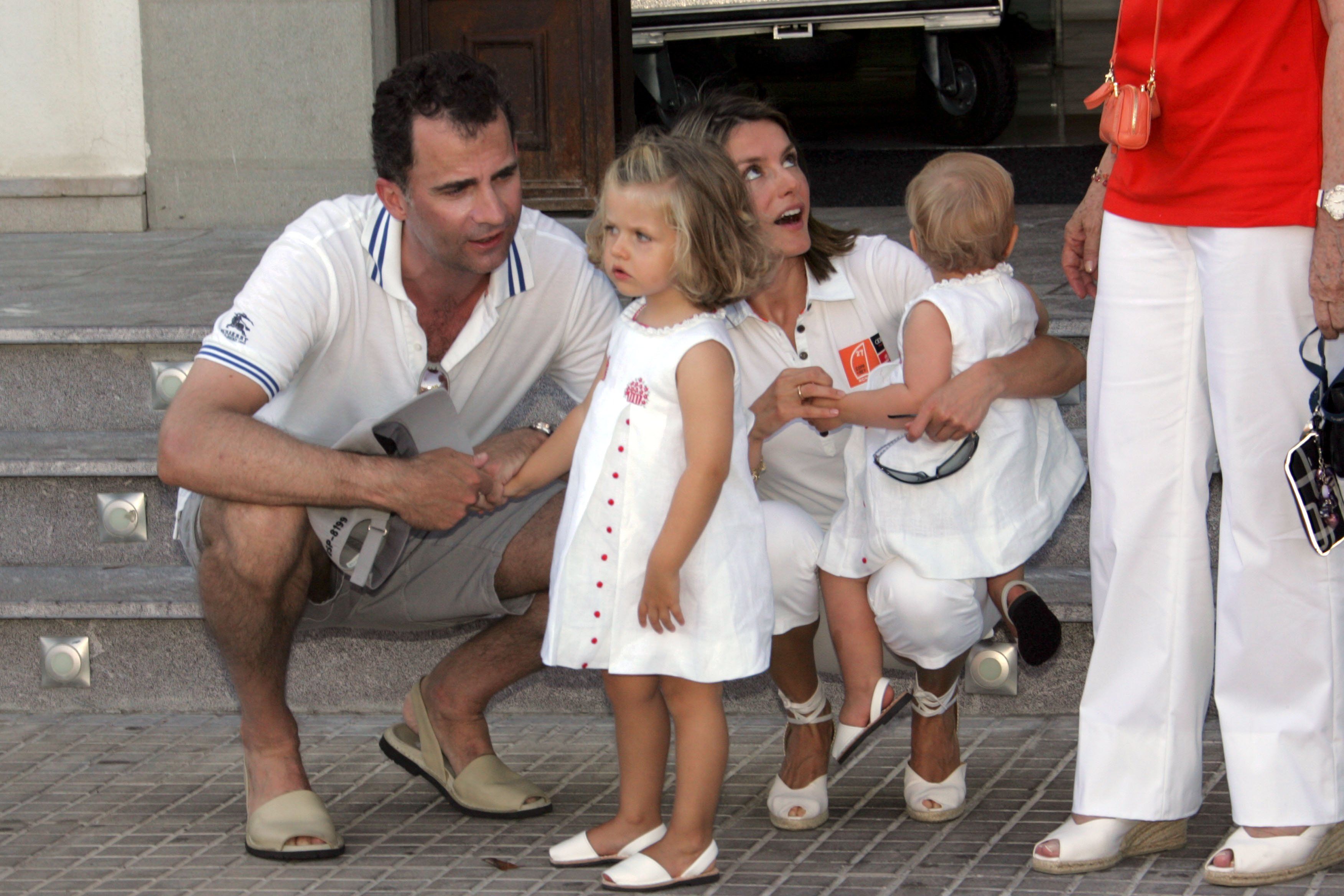 Los Reyes en Mallorca en 2008