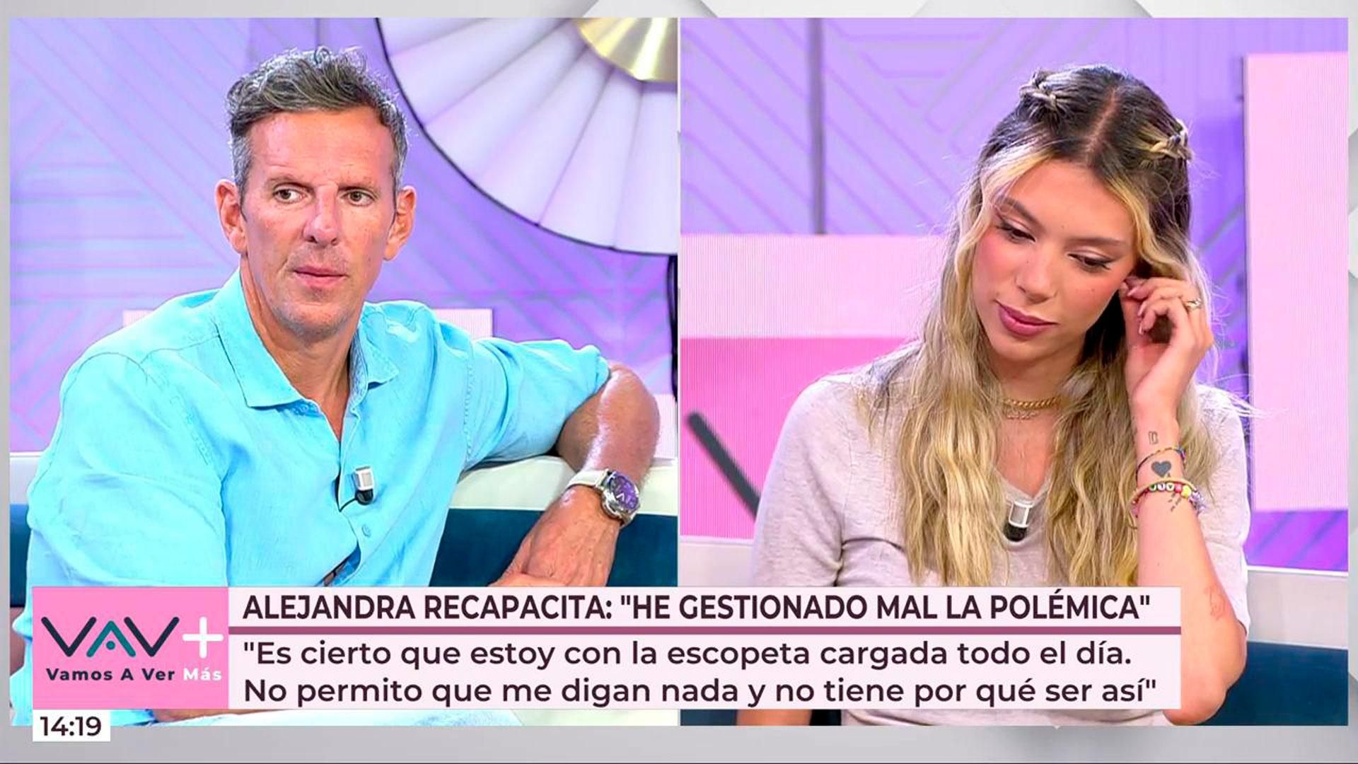 Alejandra Rubio responde a las palabras de Joaquín Prat Vamos a ver 2025 Programa 457