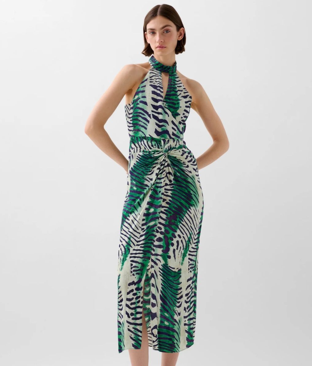 Vestido animal print