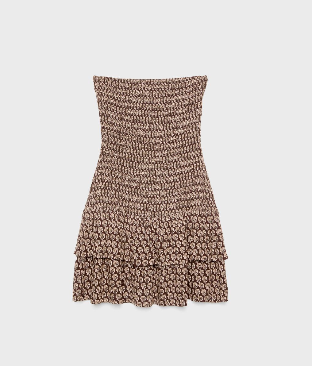 Vestido boho con volantes