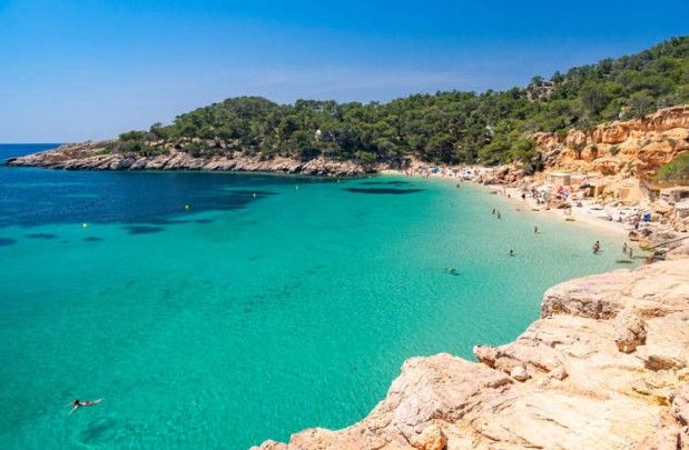 Cala Saladeta, en Ibiza