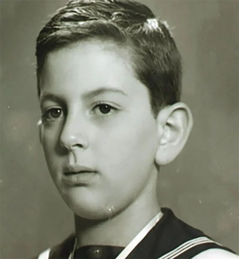 Carlos Sobera de niño