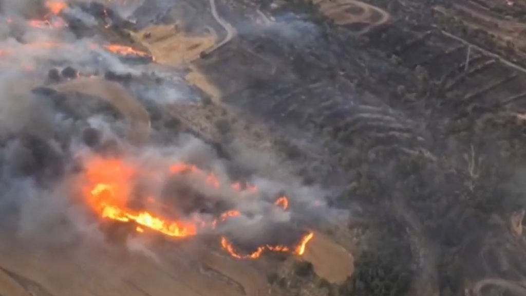 El incendio en Lleida, controlado: empiezan a revisar los daños del fuego virulento que mató a dos personas
