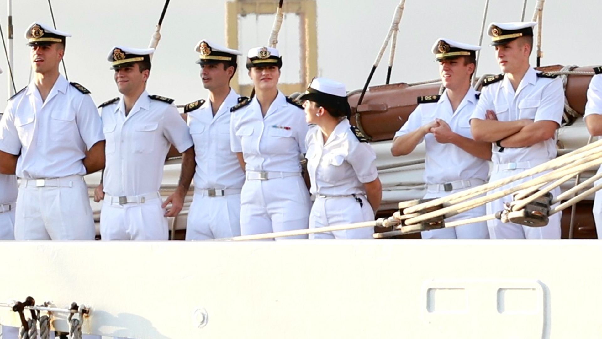 La princesa Leonor llega a Gijón tras embarcarse de nuevo en el 'Juan Sebastián de Elcano'