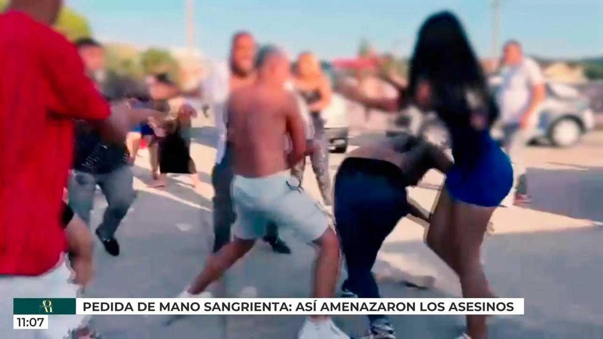 Las imágenes de la batalla campal entre clanes en una pedida de mano