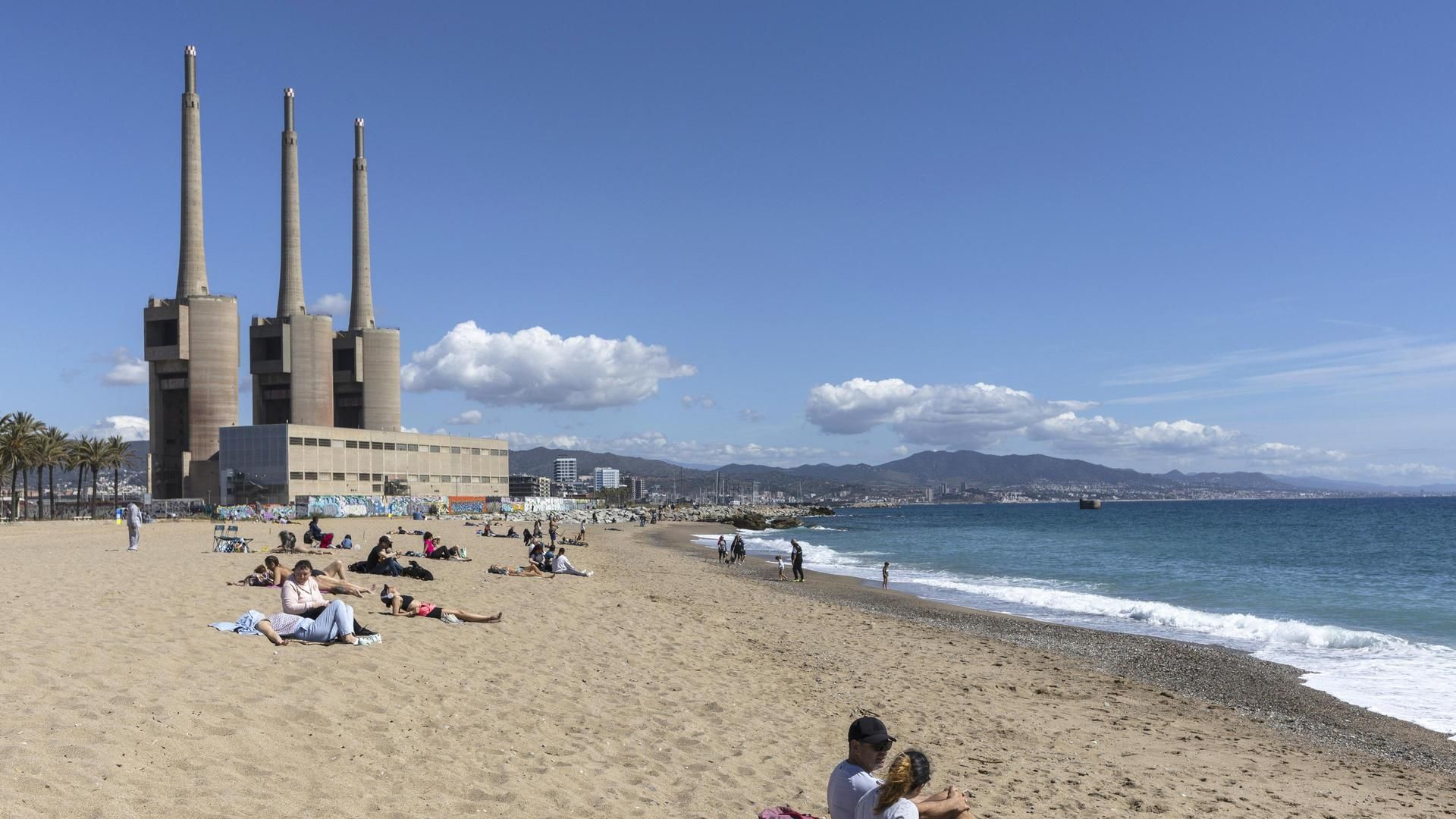 Una playa en Sant Adriá del Besós