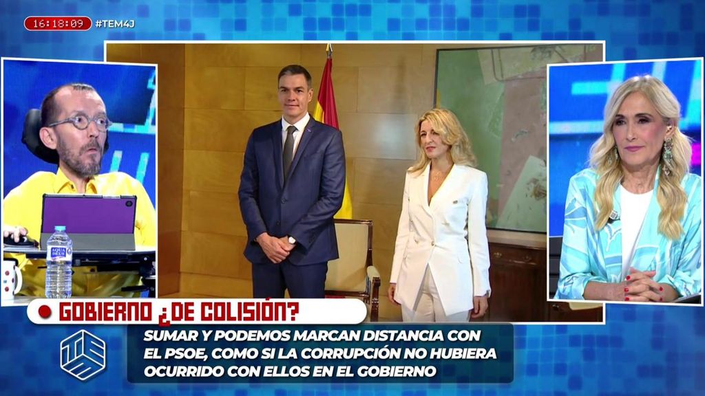 La cuestión política que ha unido por primera vez a Pablo Echenique y Cristina Cifuentes: "Que no sirva de referente"