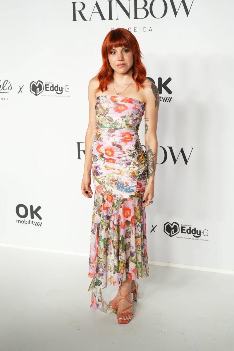 Angy Fernández, en el photocall de la Fiesta Rainbow