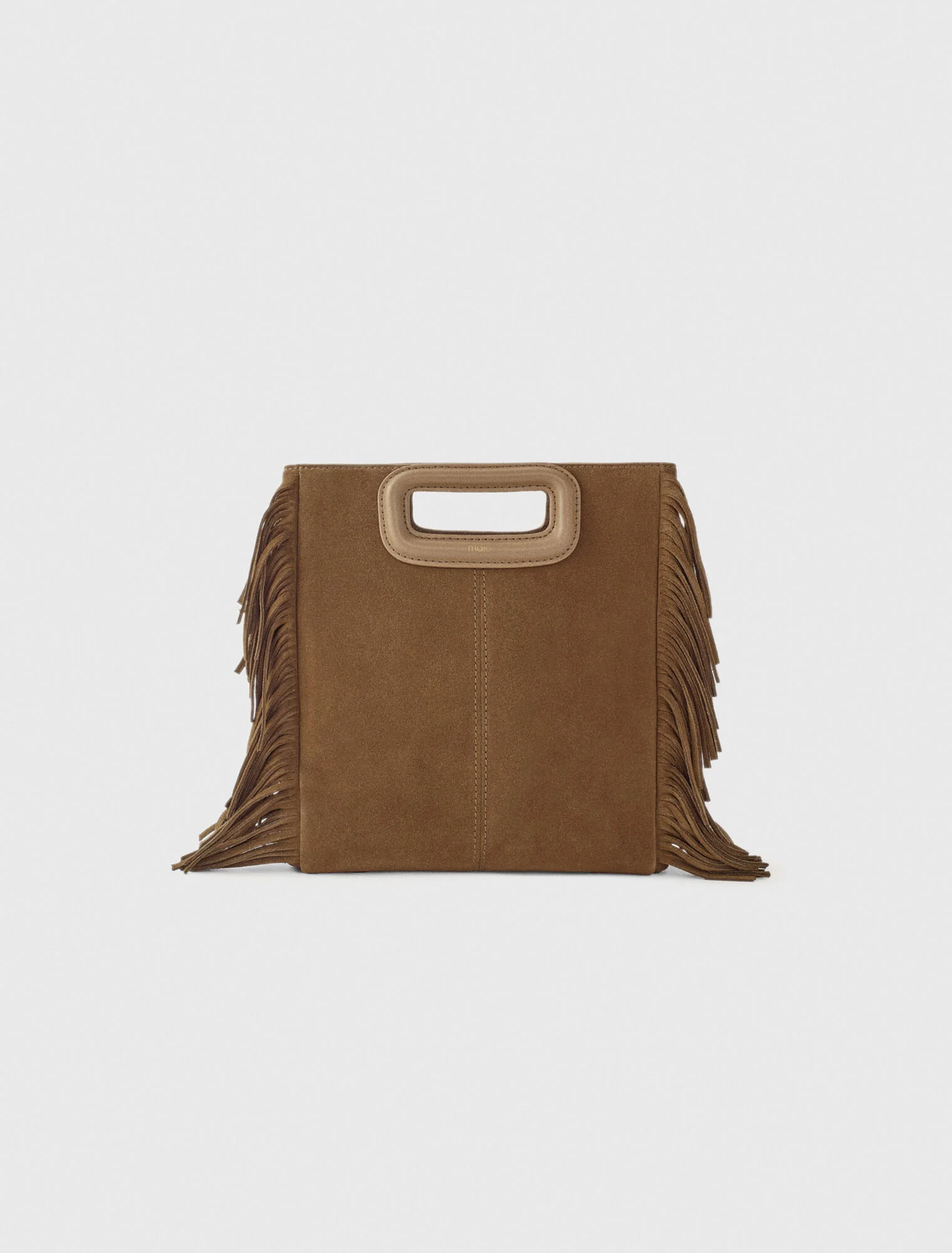 Bolso de piel de ante, el bolso M de Maje