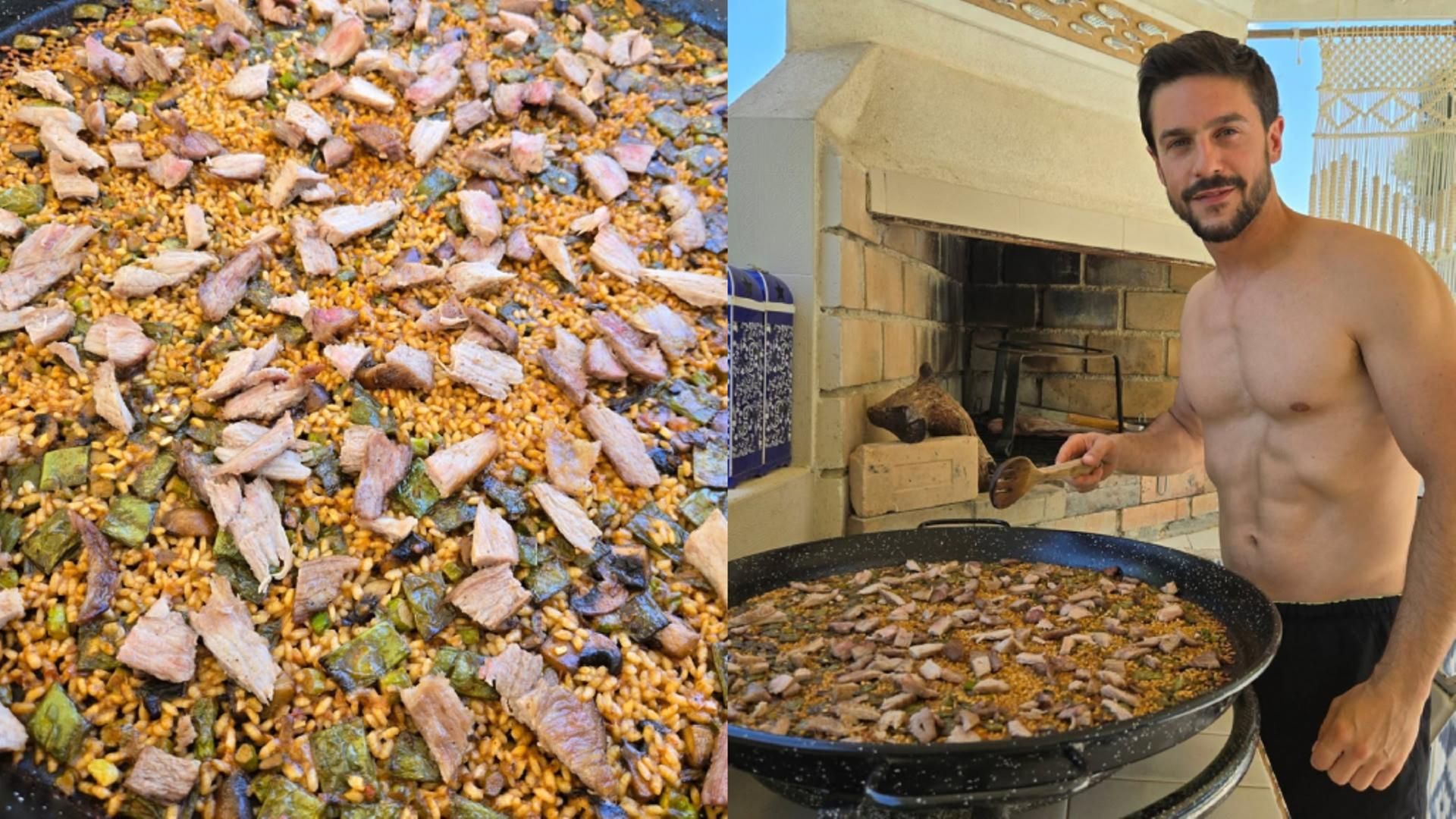 Cómo hacer una paella de secreto ibérico como Alejo Sauras: “Lo mejor es con quien la compartes”