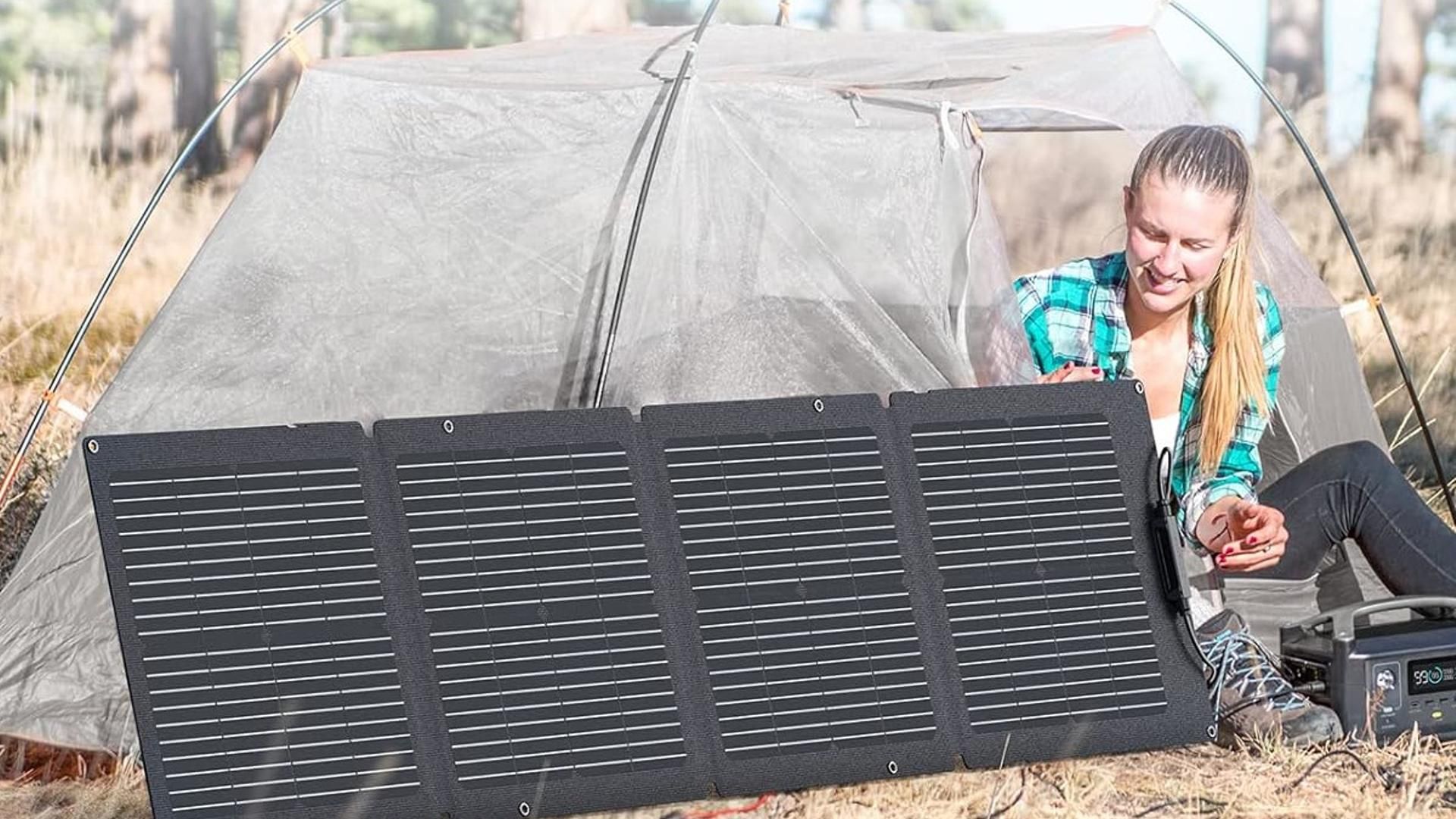 Con este panel solar portátil tendrás electricidad donde sea ¡y con esta oferta ahorras 120€ en su compra!