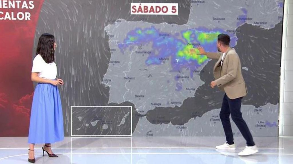 El calor seguirá apretando el fin de semana y aumentan las tormentas por la meseta norte y el noreste