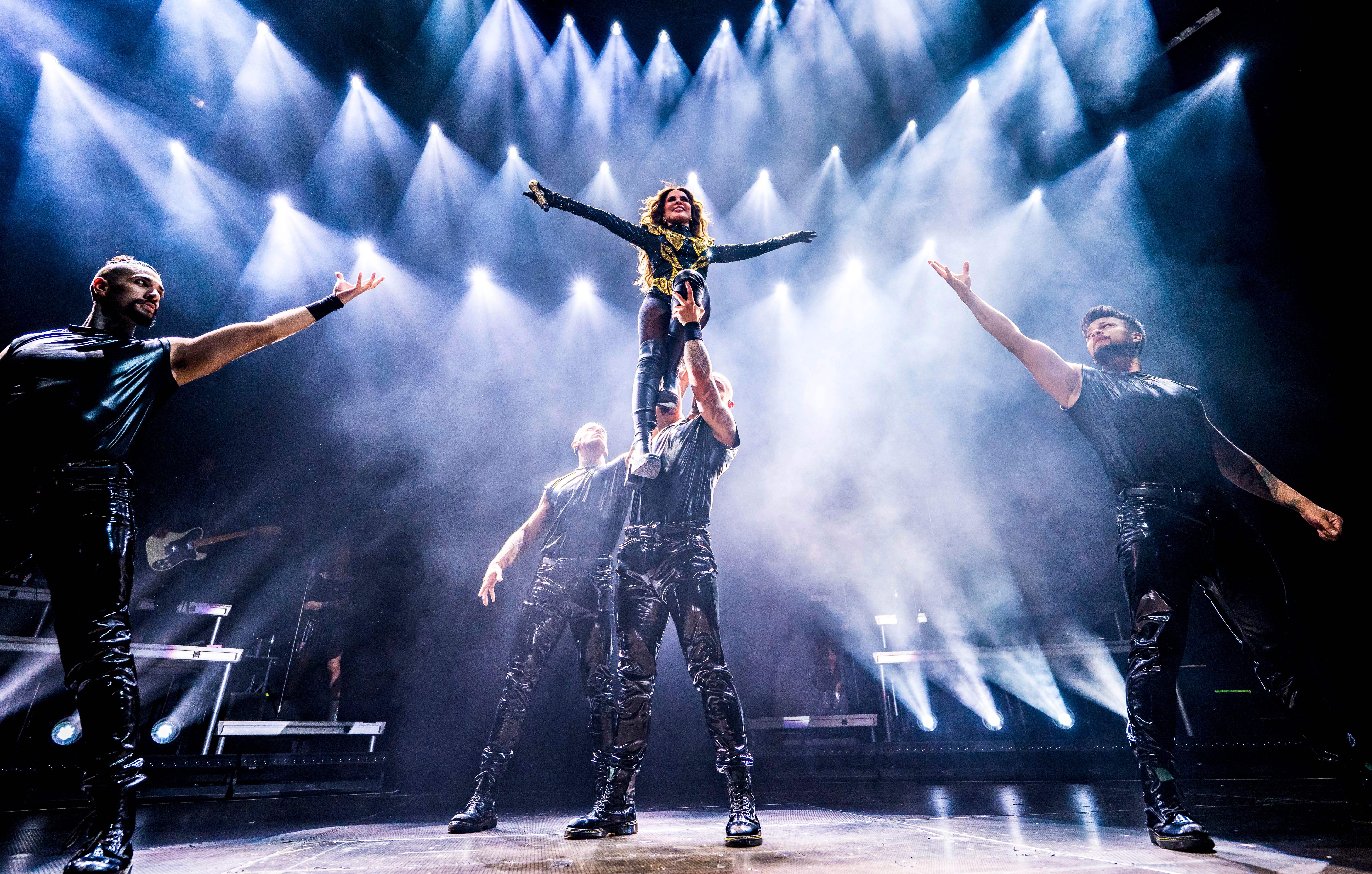 Gloria Trevi en su concierto en Madrid