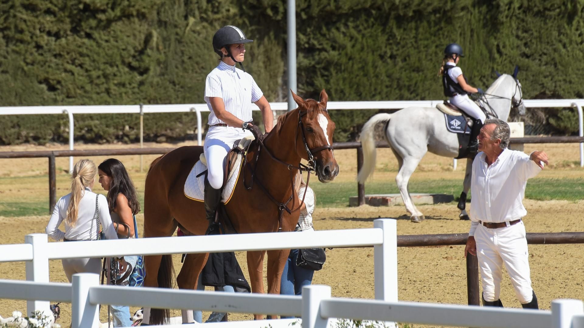 La infanta Elena, en el Real Club de Pineda, Sevilla