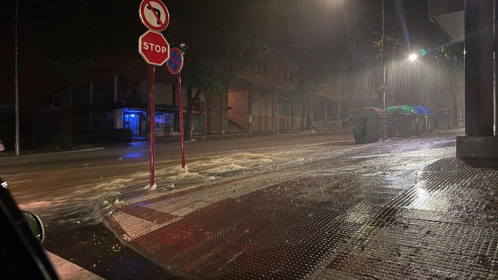 Lluvia intensa en Guadalajara.