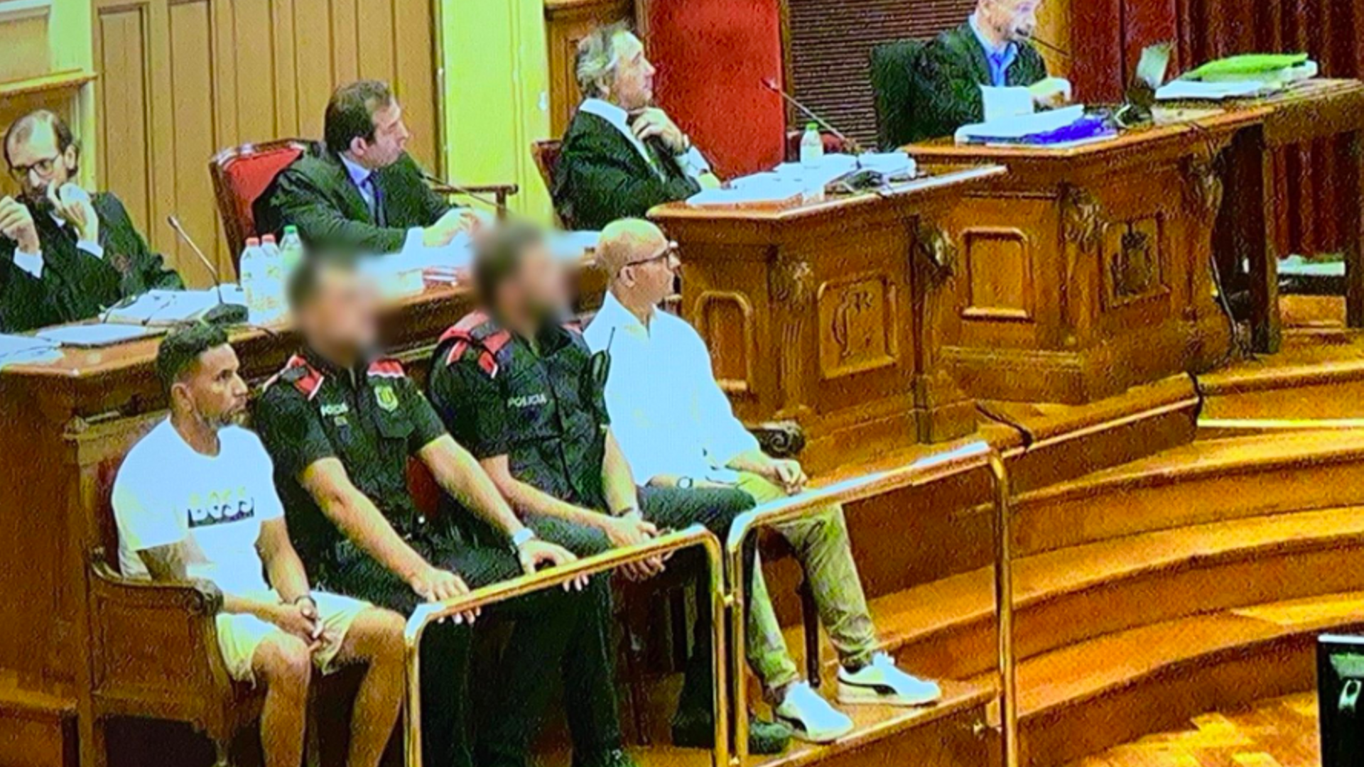 Los acusados por el asesinato de Valentín Moreno, el conocido como 'asesino de la Vila Olímpica'