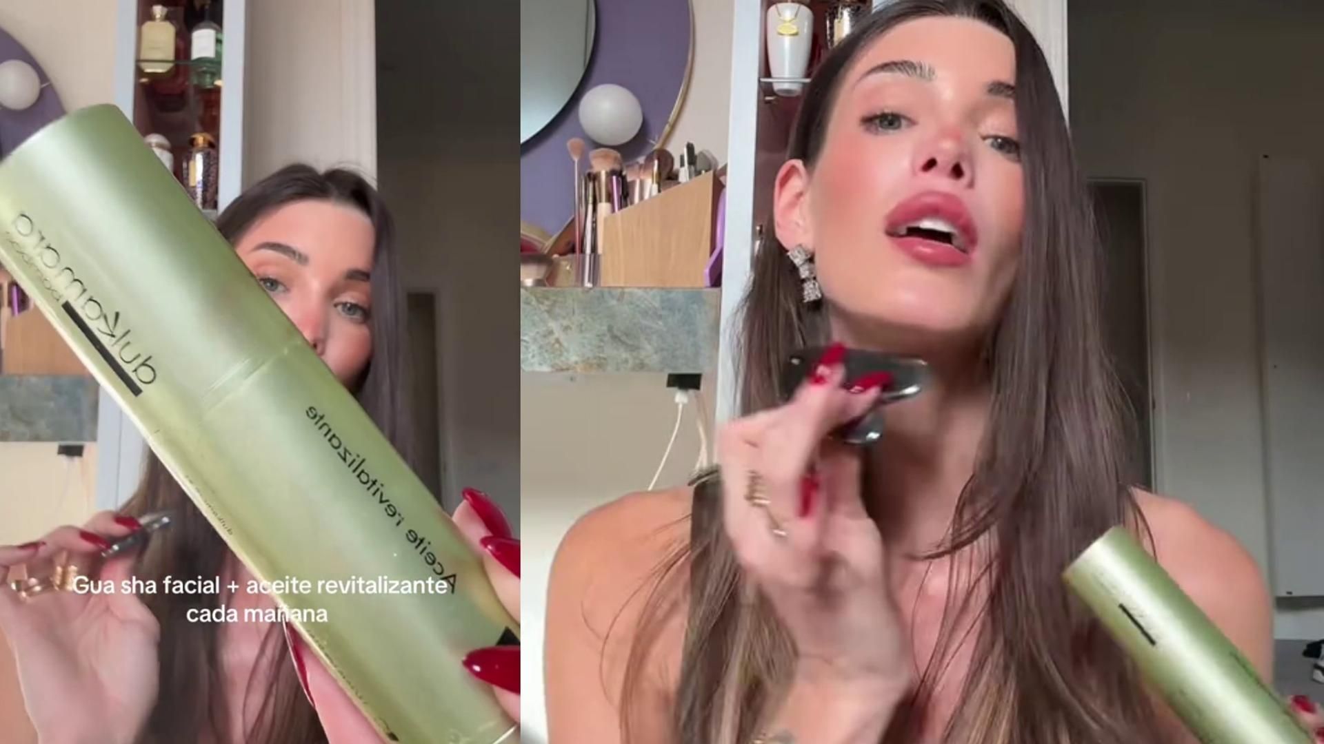 Marta López Álamo utiliza el aceite revitalizante de Dulkamara Bamboo en su rutina diaria